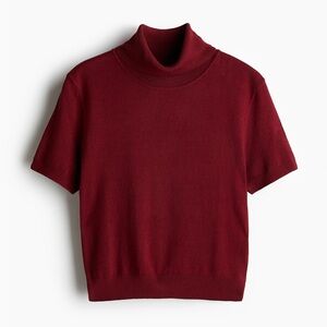 NWOT Burgundy Turtleneck Sweater